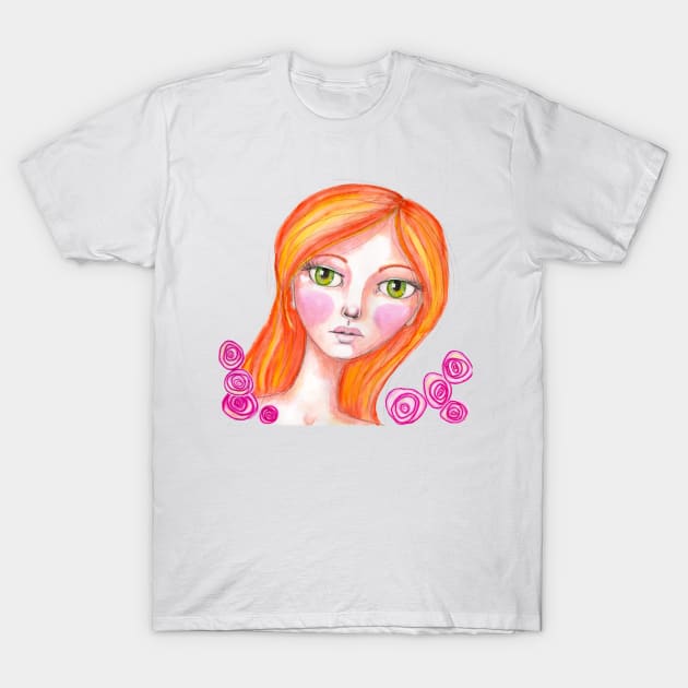 Just Rosy T-Shirt by LittleMissTyne